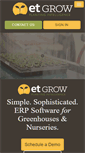 Mobile Screenshot of etgrow.com