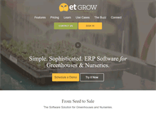 Tablet Screenshot of etgrow.com